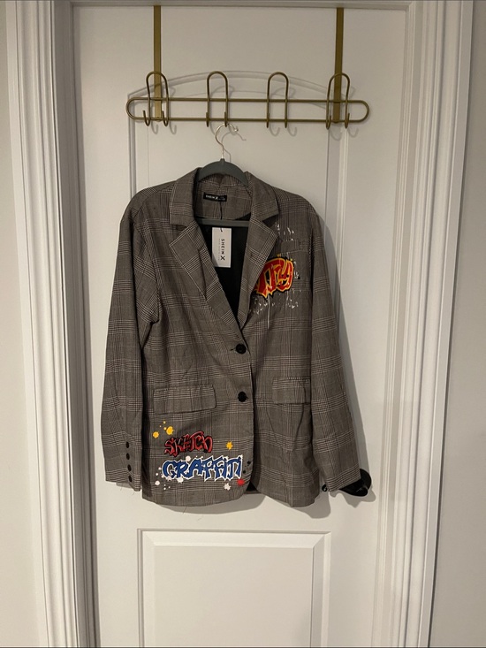 SHEIN Jackets & Blazers - Brand new women blazer size medium so fabulous